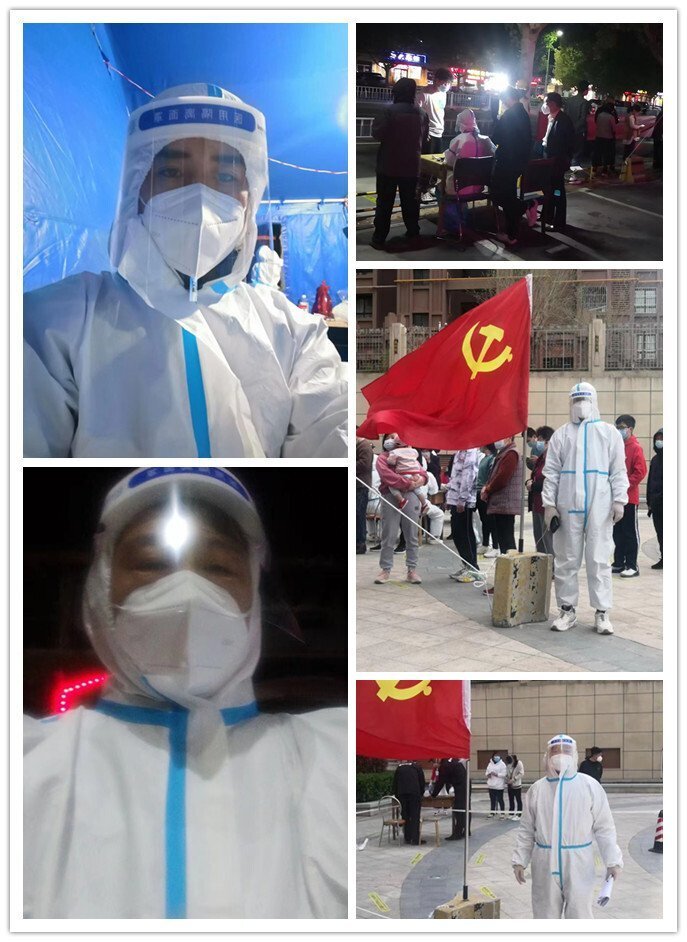 泰昌公司志愿者協(xié)助進(jìn)行核酸檢測